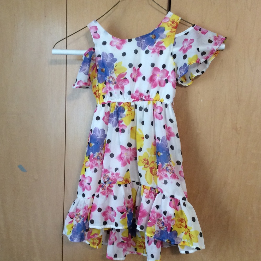 Little girls floral dress